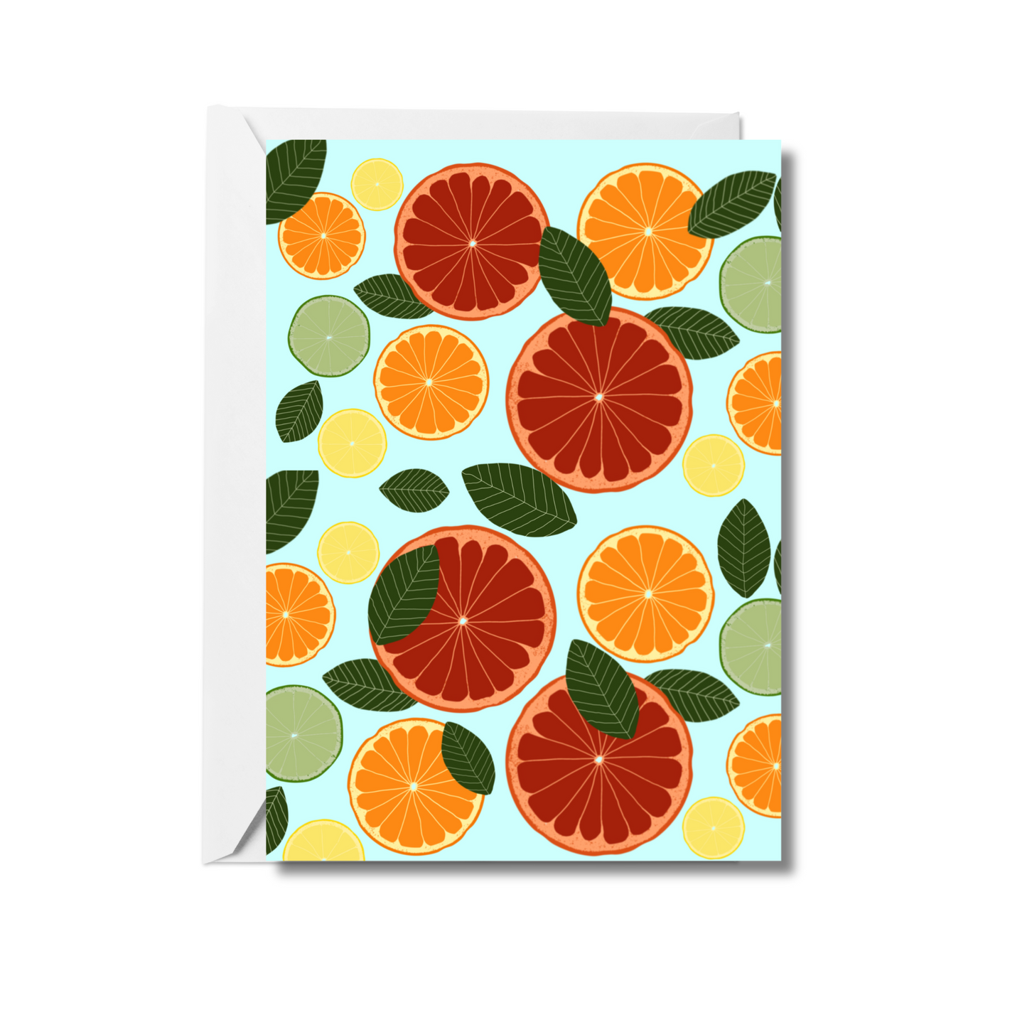 Citrus pattern card