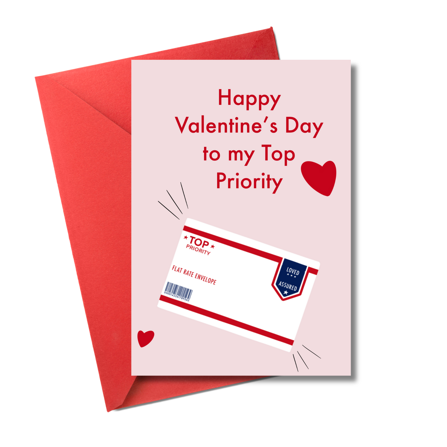 Top priority v-day card