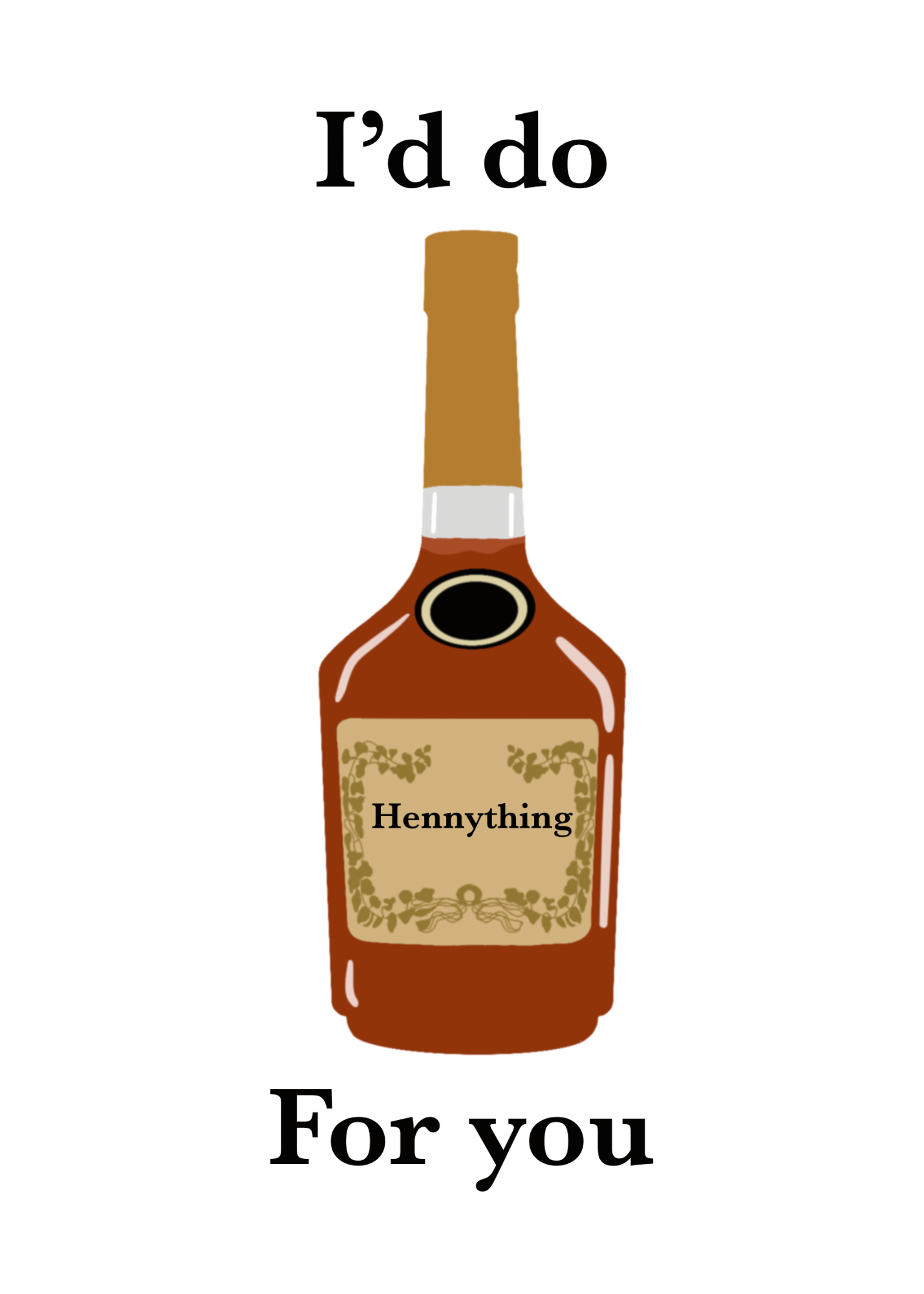 Hennything v-day card