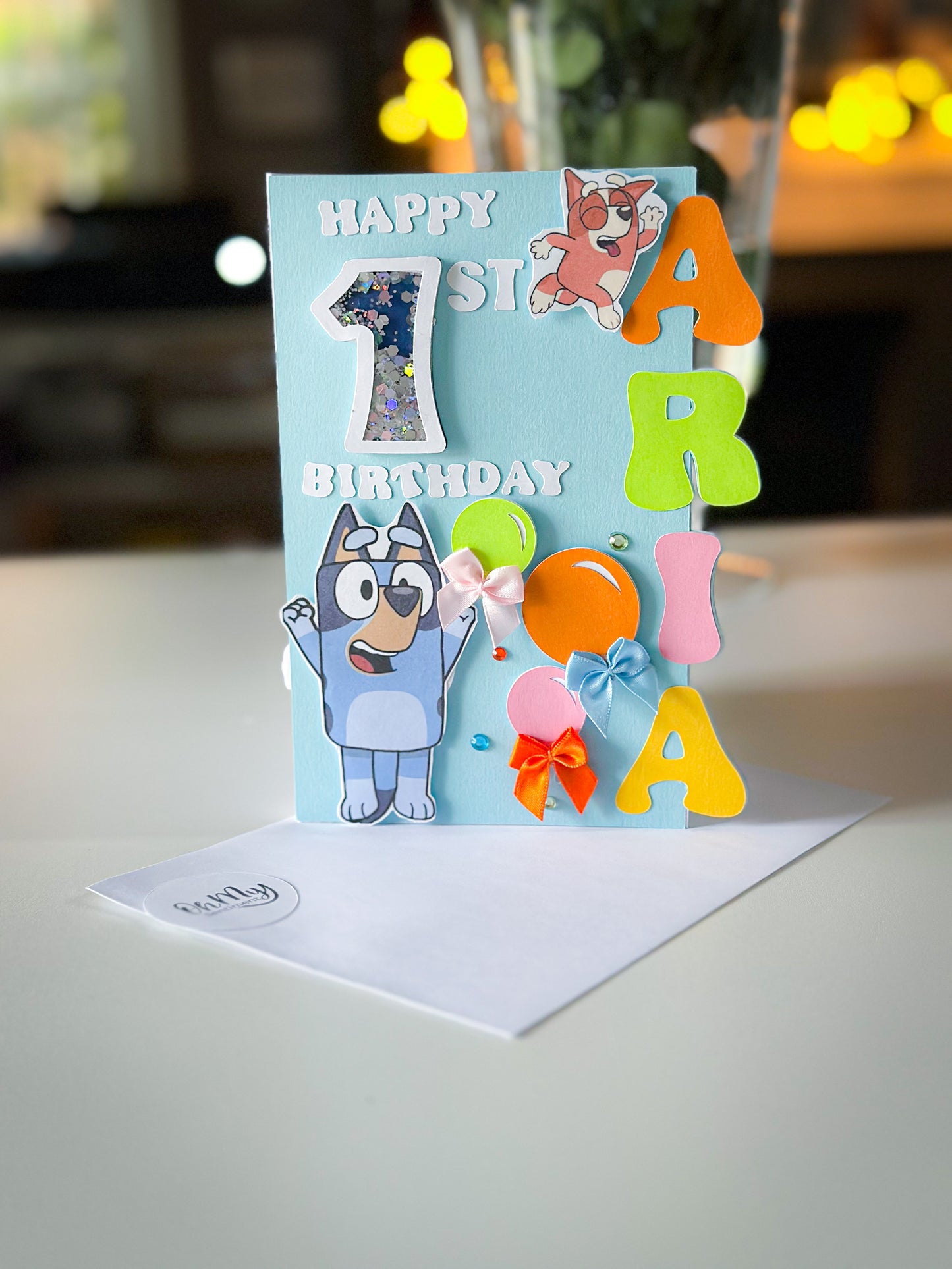 Bluey Birthday card