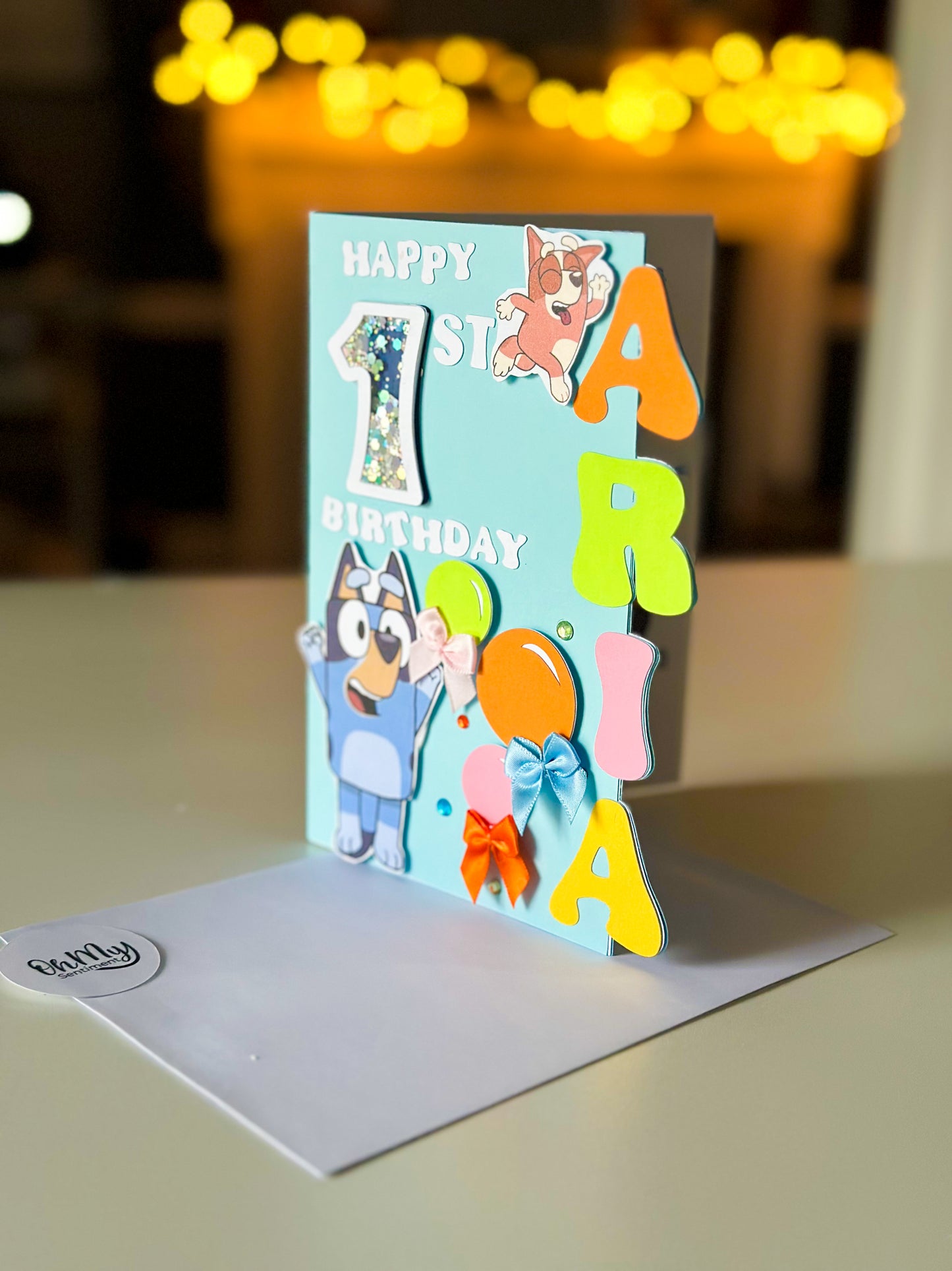 Bluey Birthday card