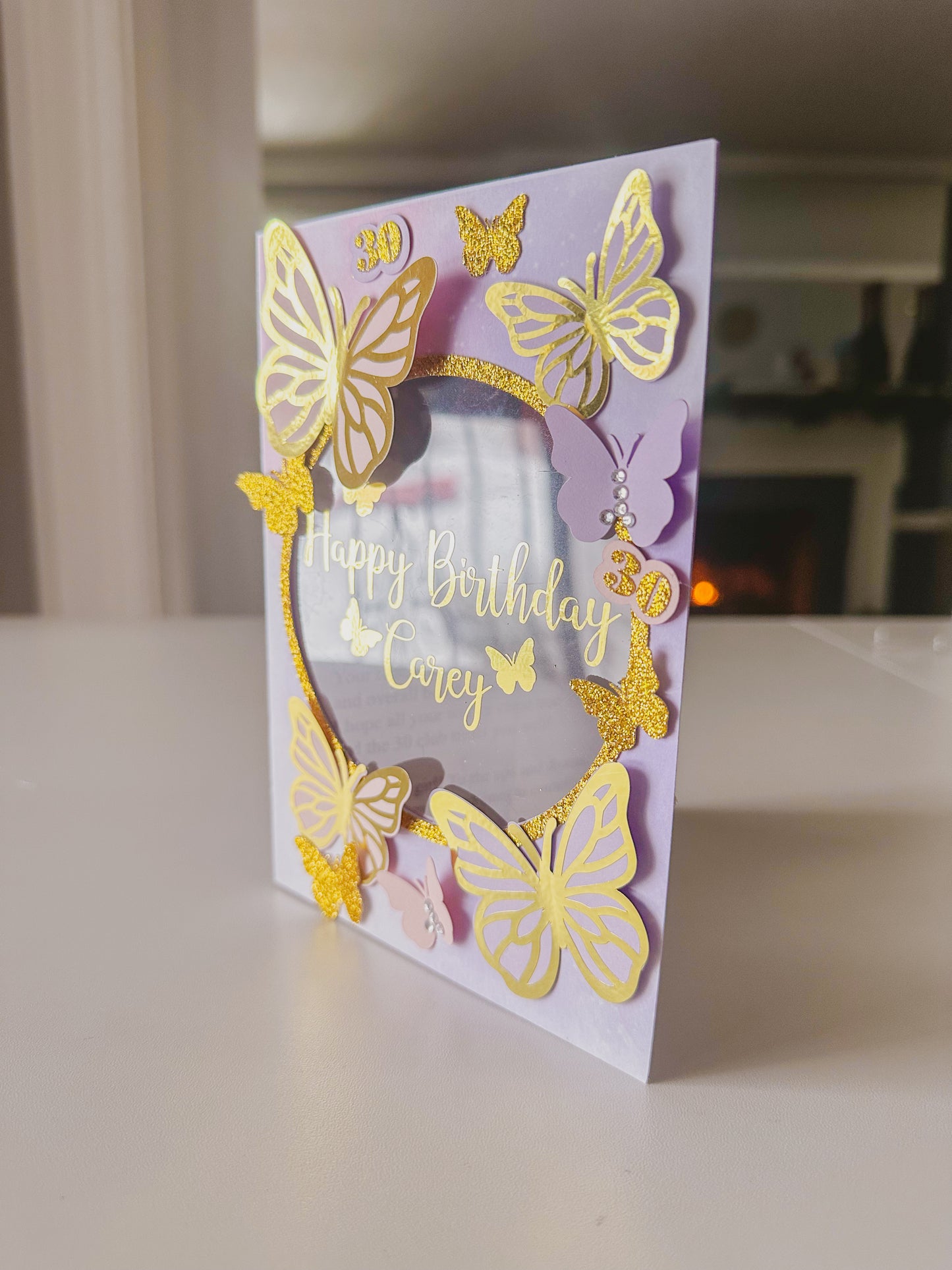 Handmade Butterfly Card
