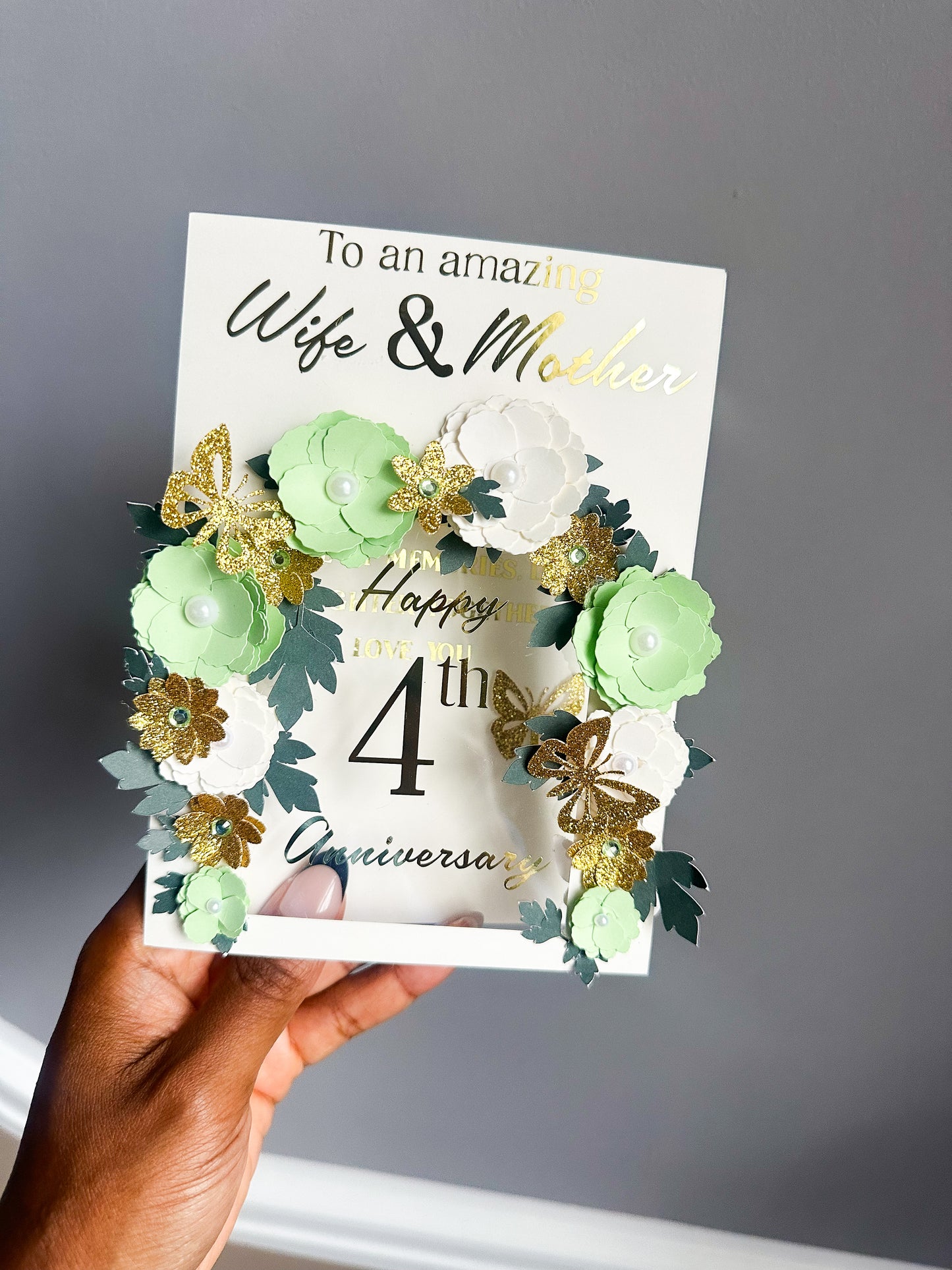 Luxury Floral Arch Card