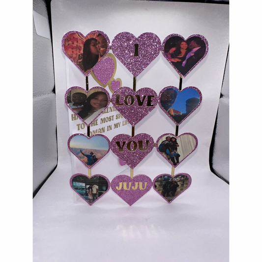 Handmade Heart Gate Custom Valentine’s Day card