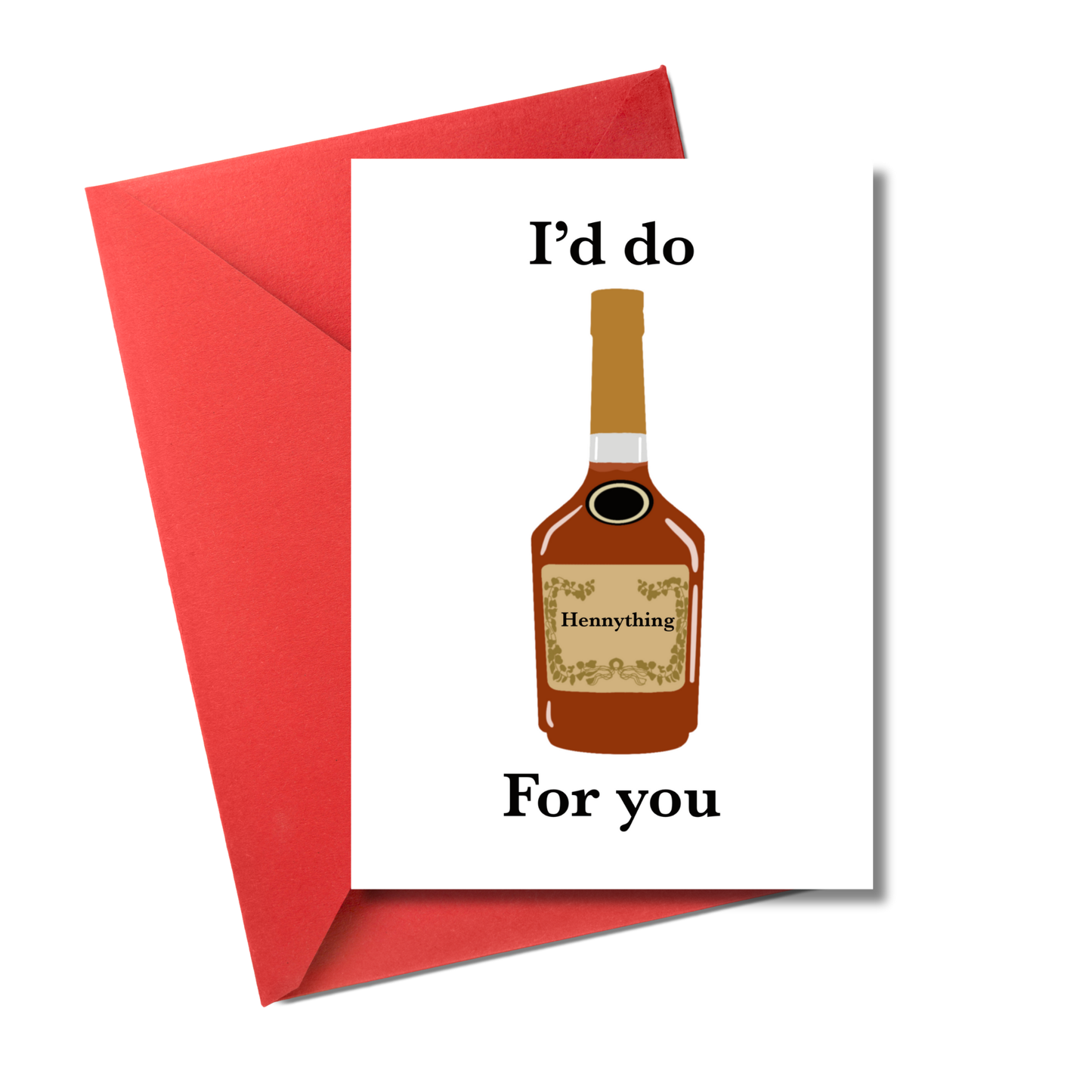 Hennything v-day card